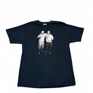 Y2K VTG Dick Cheney George Bush I’m with stupid funny tee black L mens rare